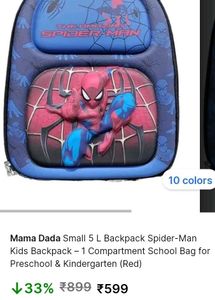Spiderman Backpack