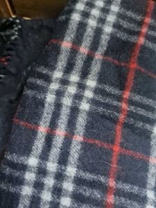 Plaid Scarf with Fringe 1