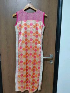 Pink And Beige Kurti