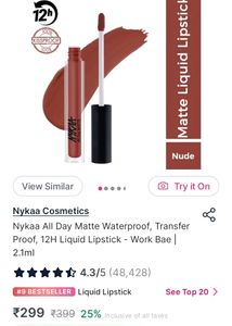 Nykaa All Day Matte Liquid Lipstick