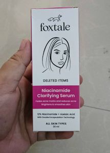 foxtale niacinamide clarifying serum
