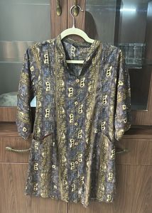 Patterned Tunic Top