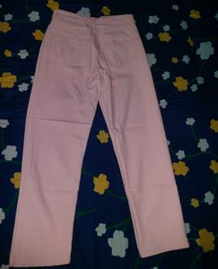 Pink Denim Jeans