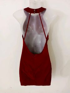 SEXY MAROON BODYCON