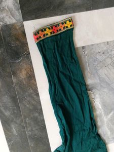 Green Embroidered Kurta Set