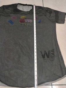 new Floral Print Casual Dress women T shirt