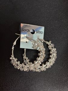 Hoop Crystal Earrings