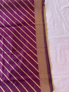 Womens Leheriya Print&amp;elephant Motife Silk Saree
