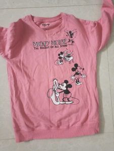 Disney Mickey Mouse Pink Sweatshirt