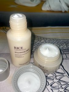 Face shop Rice ceramide emulsion and mosturizer
