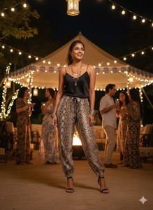 ✨ Viper Vibe Alert!🐍 Hippie-Chic Harem Joggers ✨