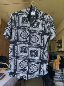 B&W Bandana Casual Shirt