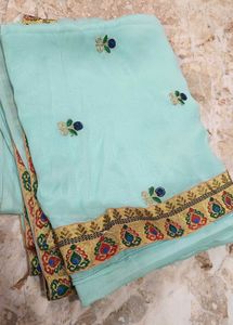 Elegant Embroidered Saree