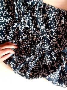 Floral Peplum Top