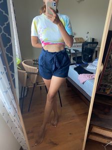 ZARA Tie Waist Shorts