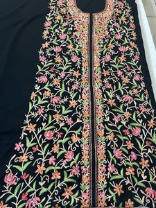 Kashimiri Embroidered Floral Fabric