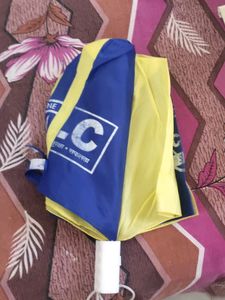 Yellow And Blue Umbrella