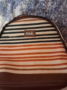 Zouk Striped Backpack