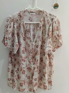 Floral Print Casual Top