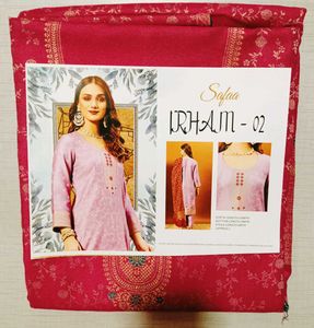 Elegant Red Ethnic Dress Material