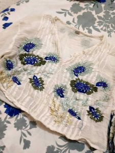 Embroidered Bohemian Top