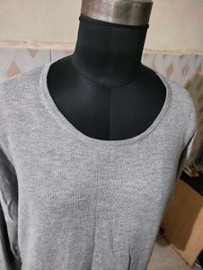 Gray Long Sleeve Tunic