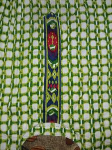 Green Checked Kurta
