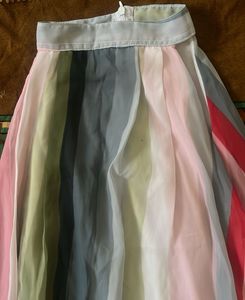 Striped Maxi Skirt