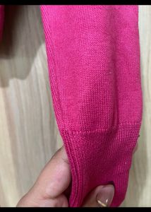 Cropped Pink Sweater