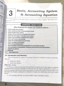 Double-Entry Book-Keeping Class XI