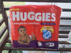 Huggies Baby Diapers M Size, 76 Count