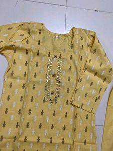 simple Kurta Set Suit  🤍🧡❤️