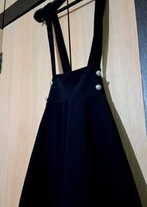 Black Suspender Skirt
