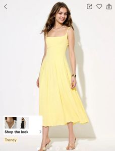 Savana Brand New Butter Yellow Dress