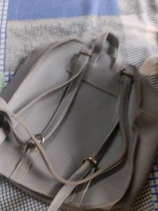 Gray Hello Kitty Mini Backpack