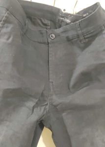 Men's Black Slim Fit Casual Pants