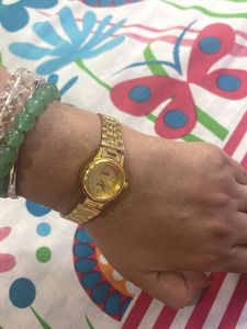 Vintage Ajantha Quartz Gold-Tone Watch