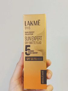 Combo, Dr. Sheth&#39;s 50g &amp; Lakme Dry Matte Fluid 50m