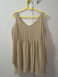 Cute beige dress