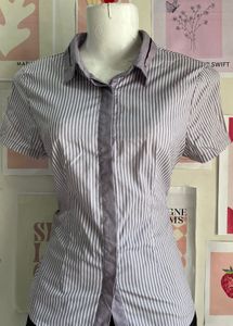 Lavender Striped Shirt