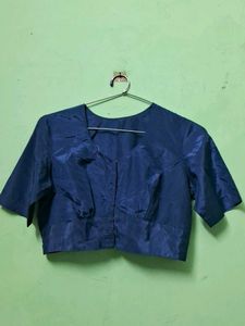 Elegant Blue Blouse