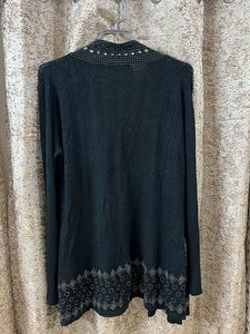 Brand New Studded Black Cardigan