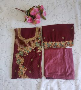 Heavy Unstiched Dress Material