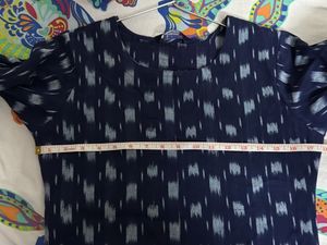 Stylish Blue Printed Kurta