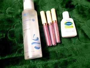 Plum Toner + Lip Tints+ Moisturizer