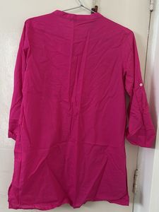 AKKRITI Magenta Tunic Top