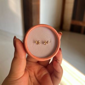 Butterfly Stud Earrings | Anti Tarnish, Daily wear