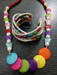 Colorful Beaded Jewelry Set for kids