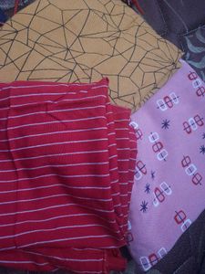 Combo Of 3 Printed Cotton Shawls