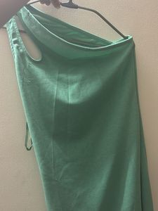 Knee Length One Shoulder Dress